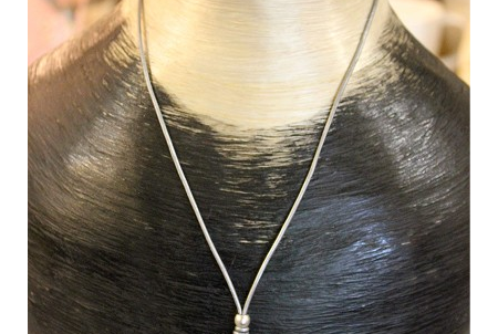 Necklace, £9.95, silver cord 17'' - 20'