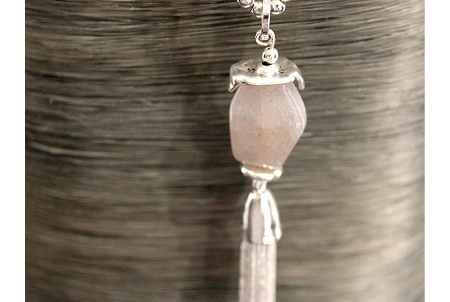 Long necklace, £32.95, 35'', silver colour